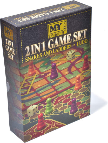 2 In 1 - Snakes & Ladders & Ludo