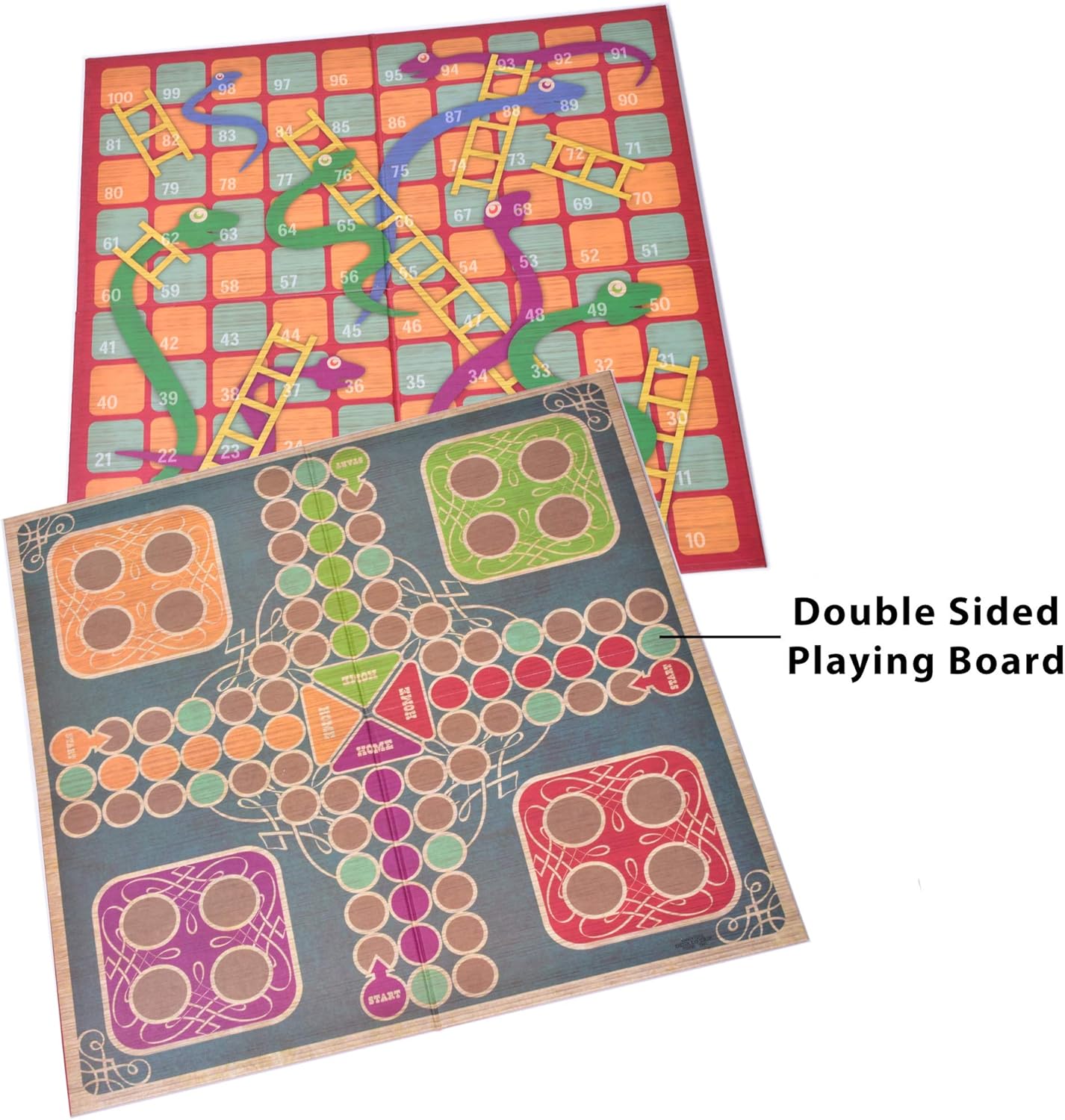 2 In 1 - Snakes & Ladders & Ludo
