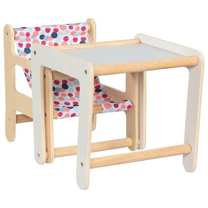Goki Doll's High Chair With Table, 2In1