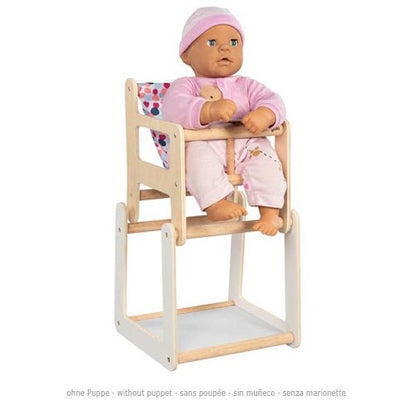 Goki Doll's High Chair With Table, 2In1