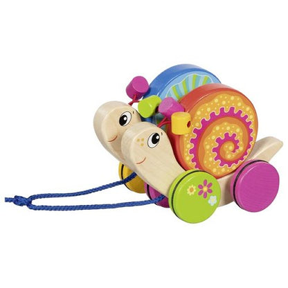Goki Pull-Along Duo Snails - Willi And Milli