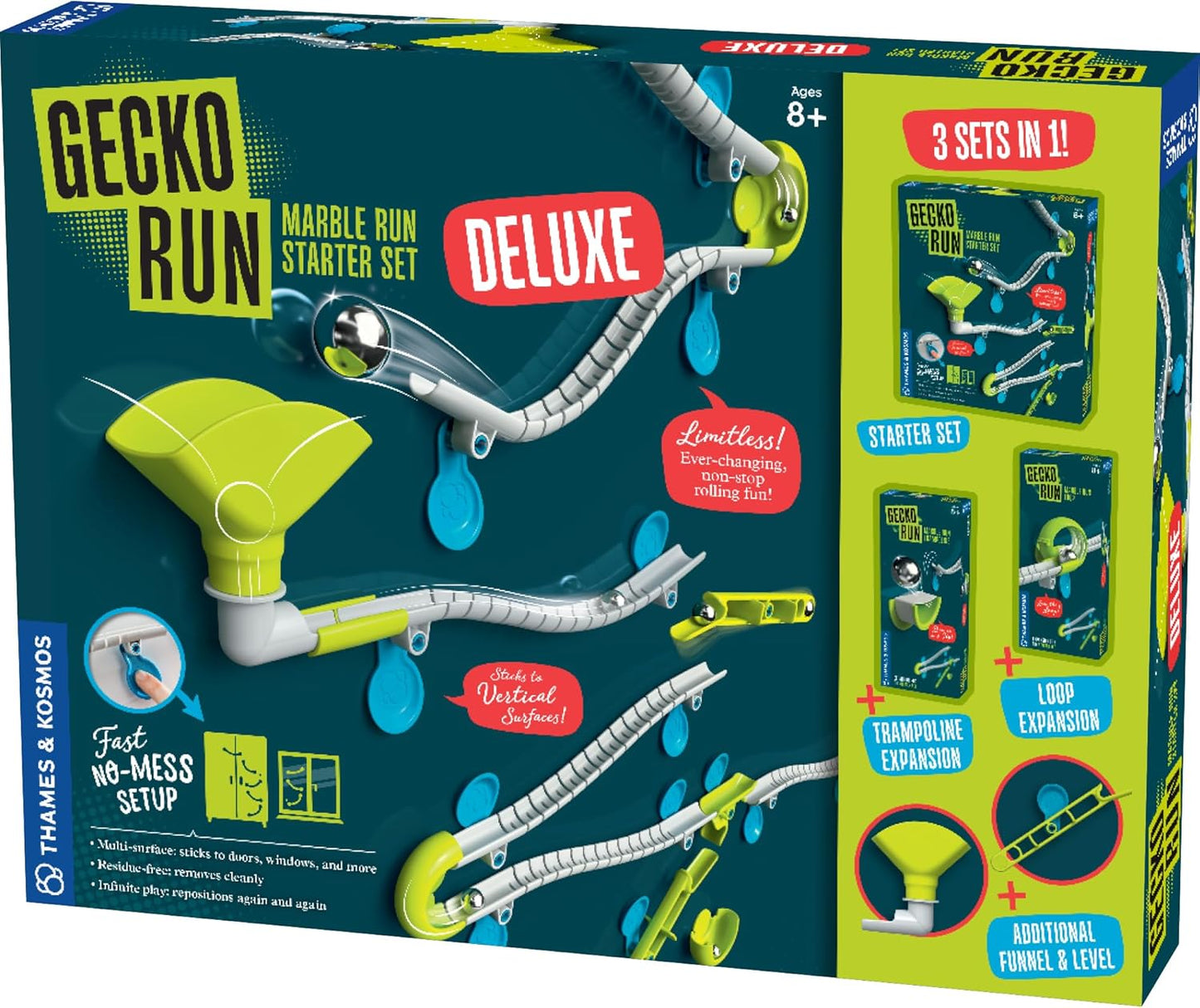 Thames & Kosmos Gecko Run: Marble Run Deluxe Kit