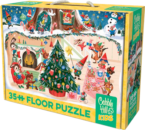 Cobble Hill 35 Piece Floor Puzzles Christmas Cheer