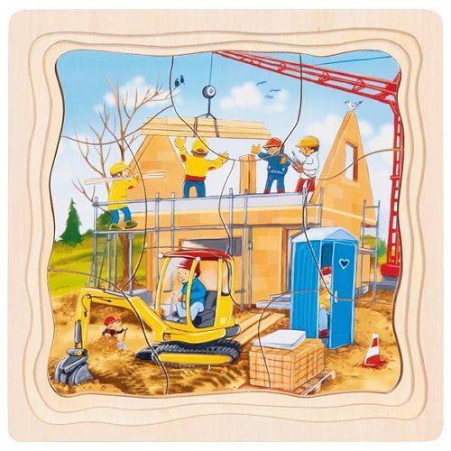 Goki Puzzle, We Are Building A House