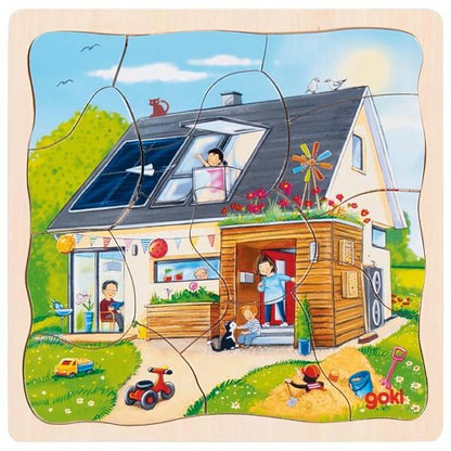 Goki Puzzle, We Are Building A House