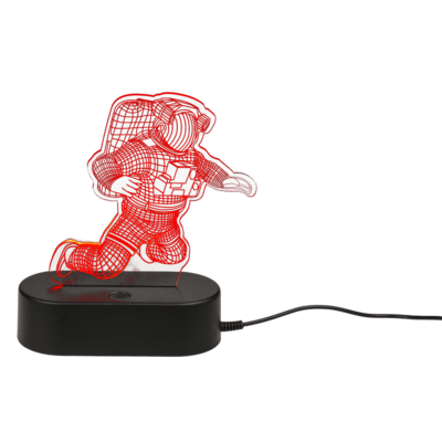 3D-Lamp Spaceman With Usb-Cable In Gift Box