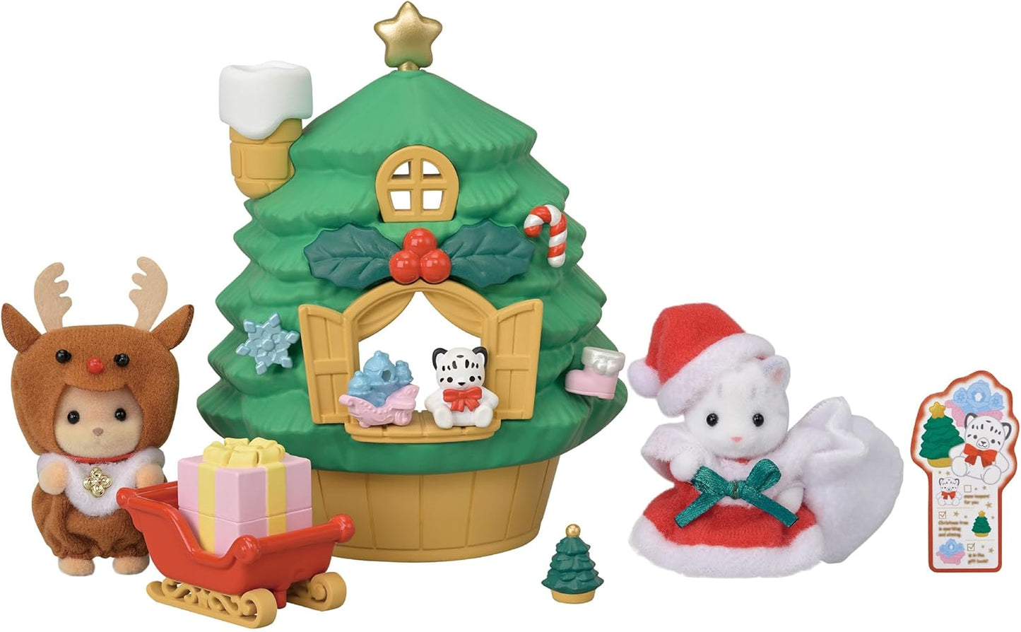 Sylvanian Families Baby Santa's Christmas Tree House