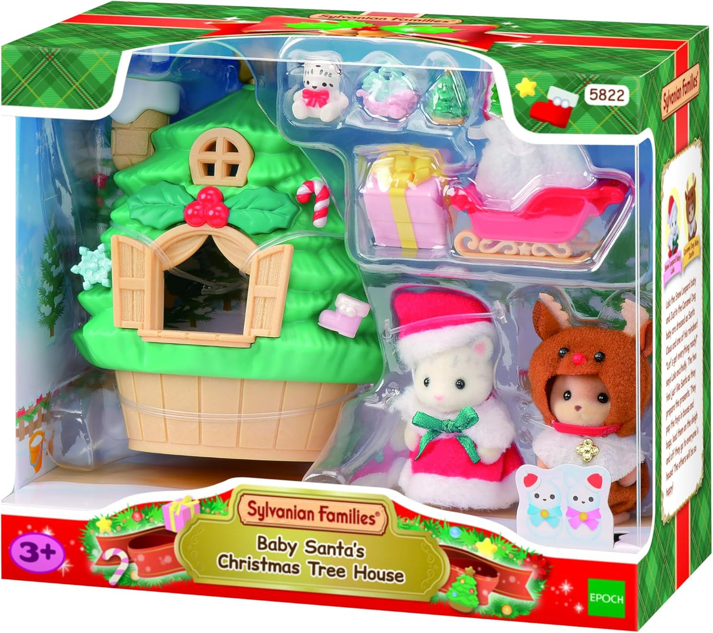 Sylvanian Families Baby Santa's Christmas Tree House