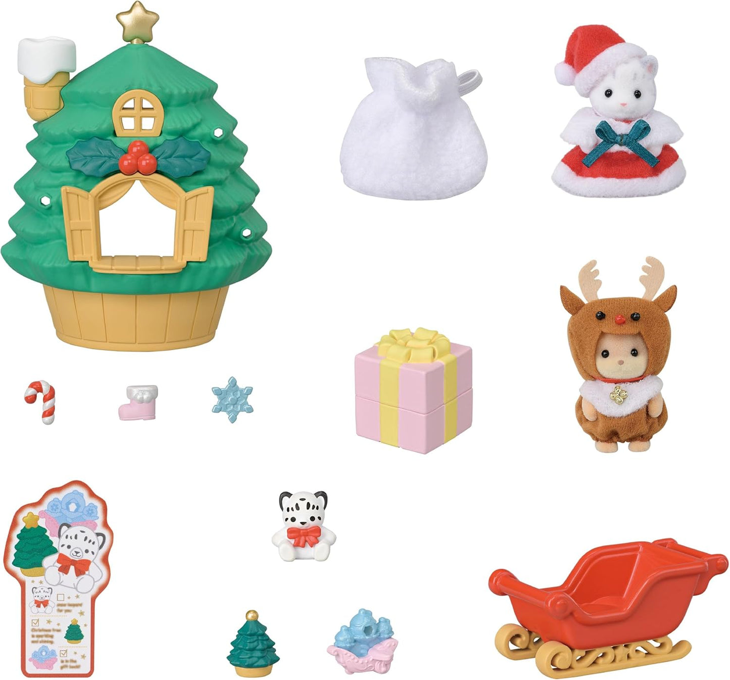 Sylvanian Families Baby Santa's Christmas Tree House