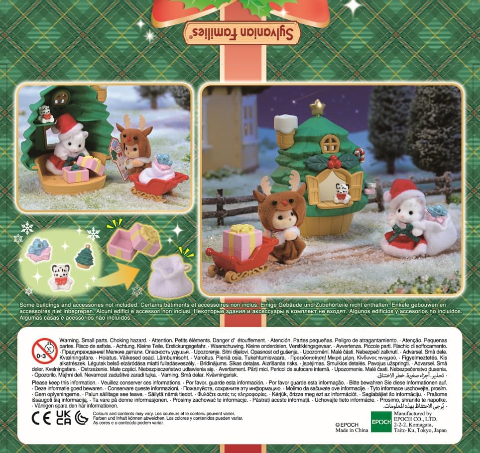Sylvanian Families Baby Santa's Christmas Tree House