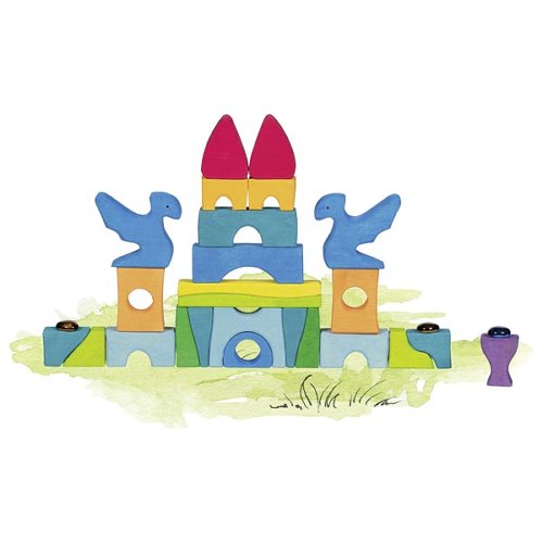 Goki Castle Building Puzzle Sparkling Stone