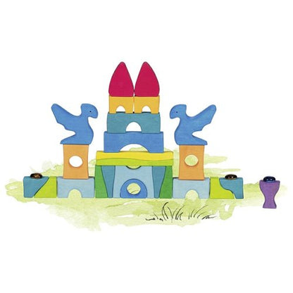 Goki Castle Building Puzzle Sparkling Stone