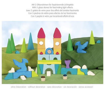 Goki Castle Building Puzzle Sparkling Stone