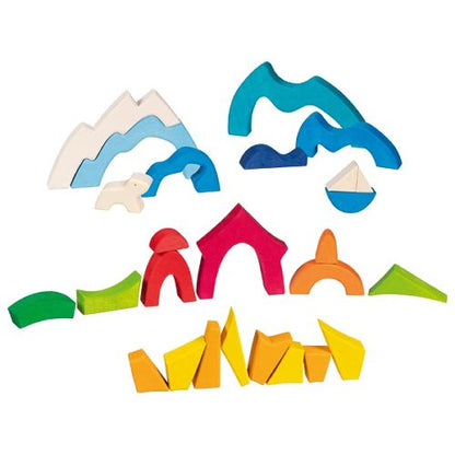 Goki Landscape Puzzle Little Polar Bear