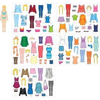 Goki Paper Dress Up Doll