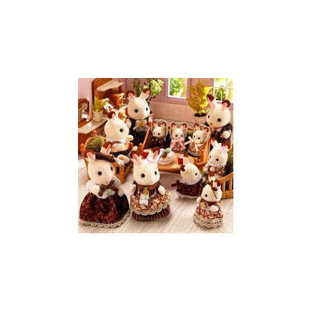 Sylvanian Families Chocolate Rabbit Family Anniversary Set
