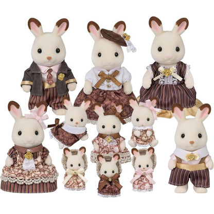 Sylvanian Families Chocolate Rabbit Family Anniversary Set
