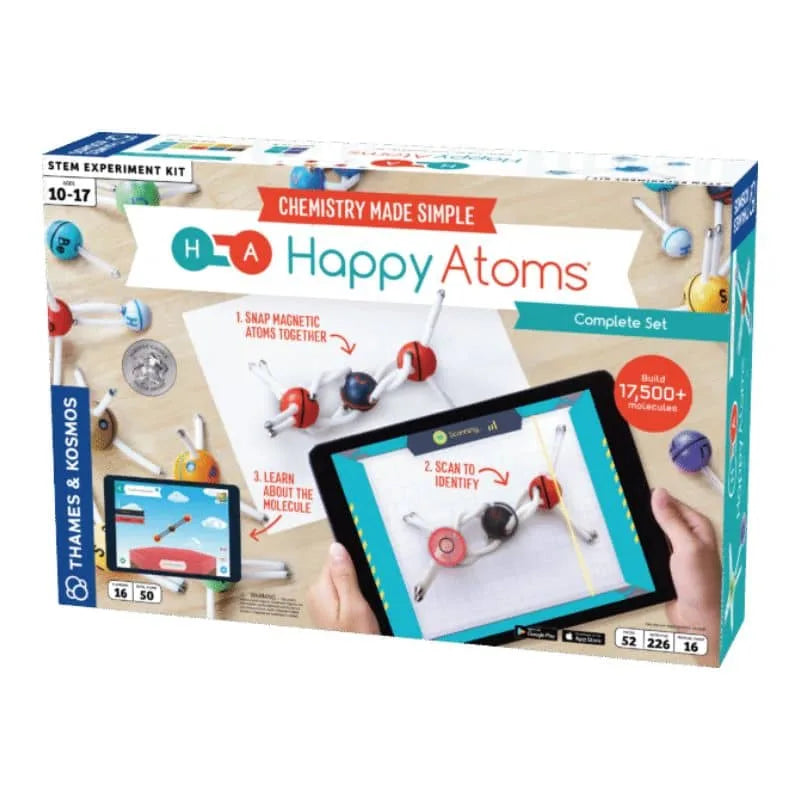 Thames & Kosmos Happy Atoms, Complete Set with 50 Atoms