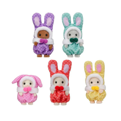 Sylvanian Families Cutie Collectibles -Colourful Bunny Costume Babies-