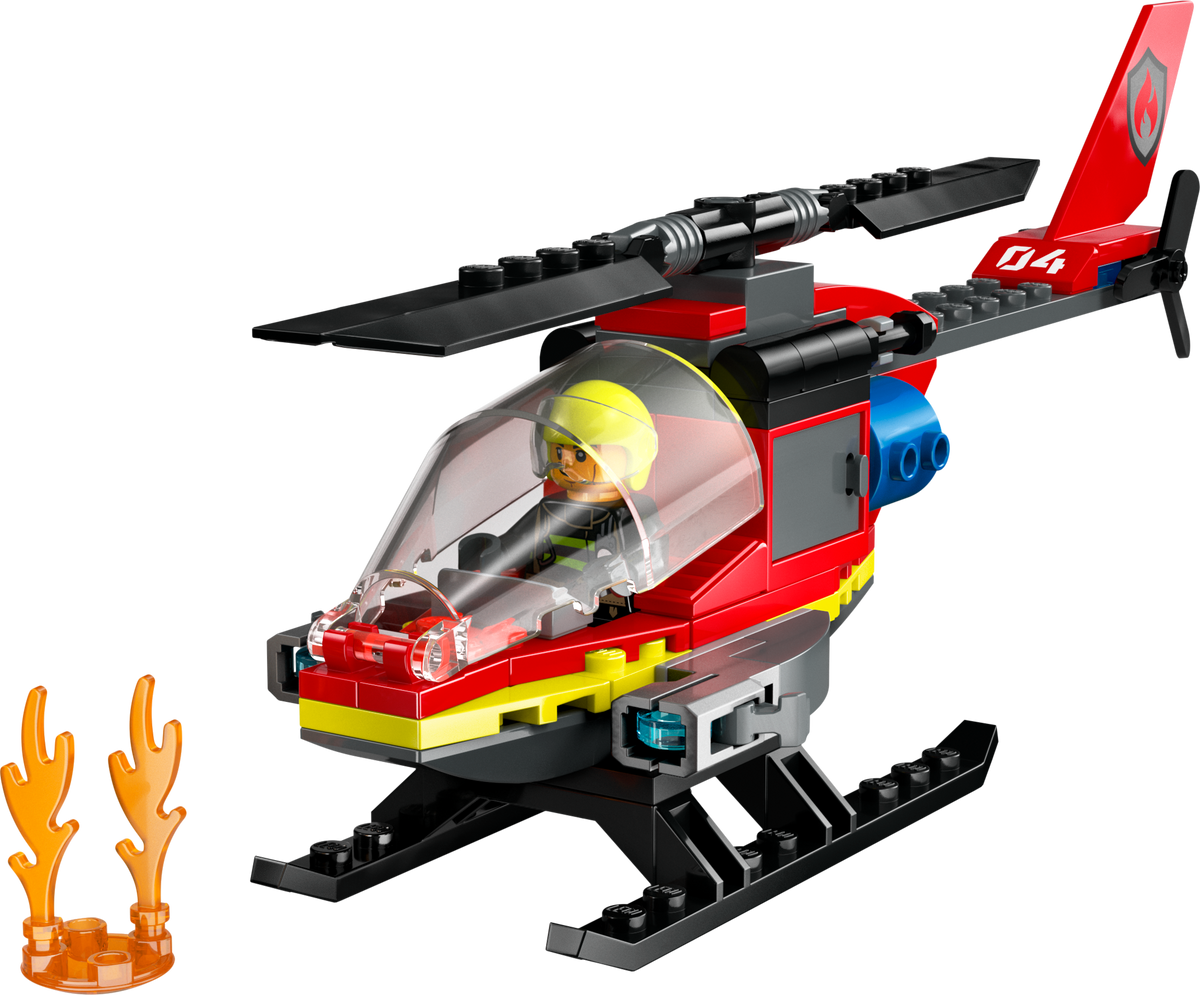 LEGO City 60411 Fire Rescue Helicopter
