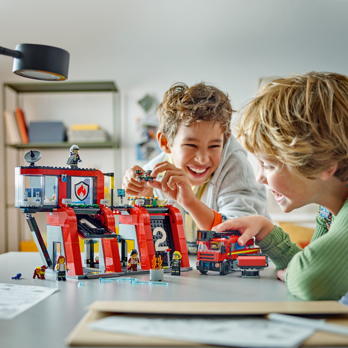 LEGO City 60414 Fire Station with Fire Truck