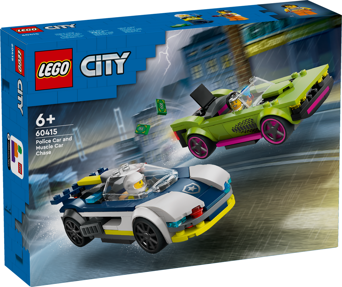 LEGO City 60415 Police Car and Muscle Car Chase