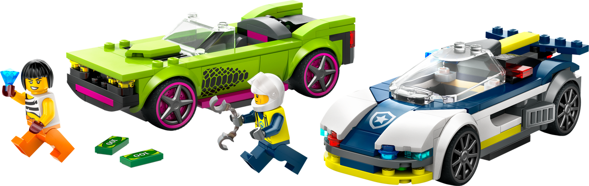 LEGO City 60415 Police Car and Muscle Car Chase