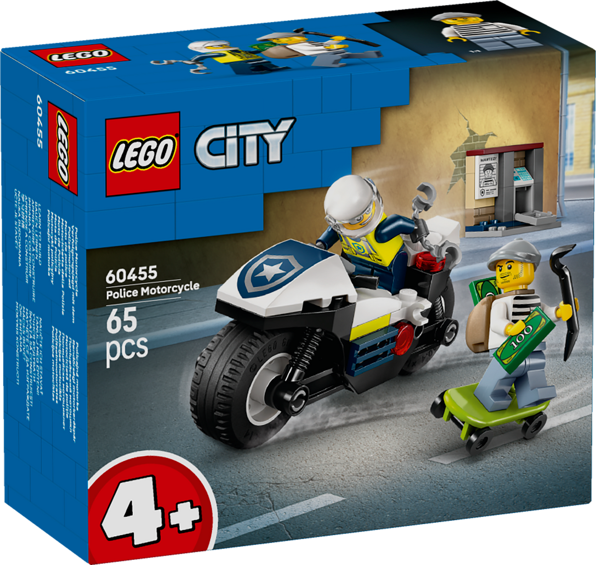 LEGO City 60455 Police Motorcycle Chase