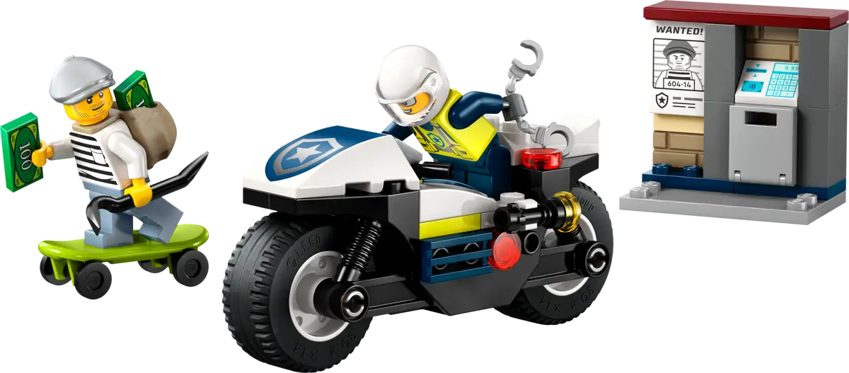 Lego City Police 60455 Police Motorcycle Chase