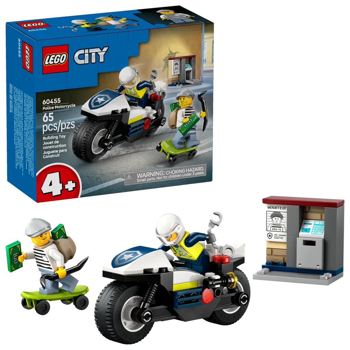 Lego City Police 60455 Police Motorcycle Chase