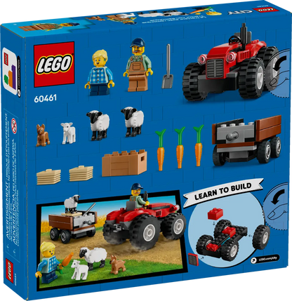 Lego City Great Vehicles 60461 Red Farm Tractor with Trailer & Sheep