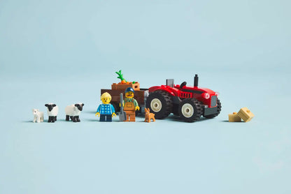 Lego City Great Vehicles 60461 Red Farm Tractor with Trailer & Sheep