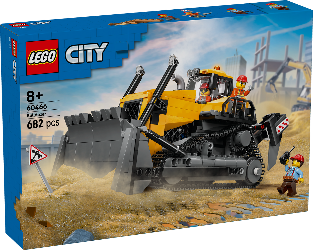 LEGO City 60466 Yellow Bulldozer