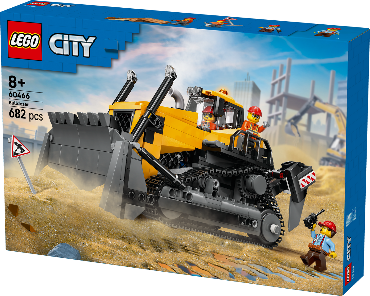 LEGO City 60466 Yellow Bulldozer