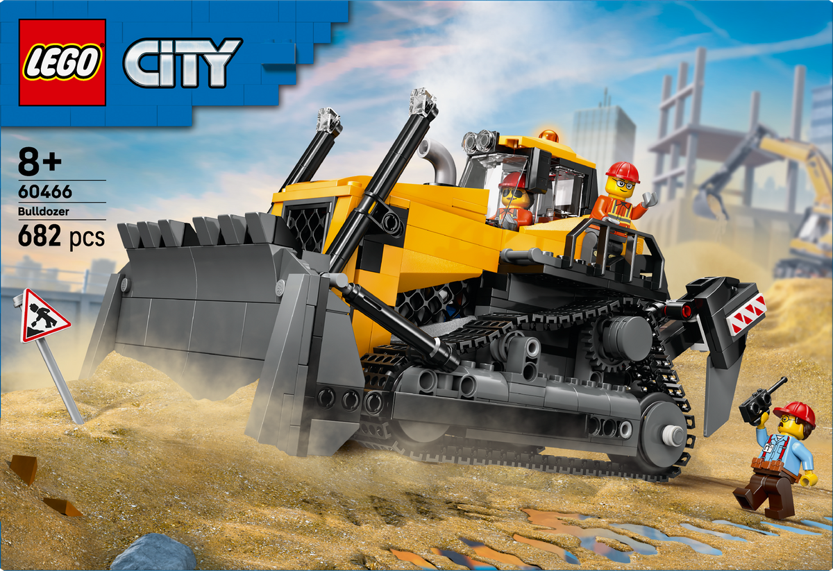 LEGO City 60466 Yellow Bulldozer