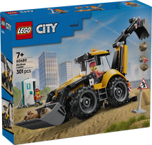 LEGO City Great Vehicles 60480 Yellow Backhoe Loader