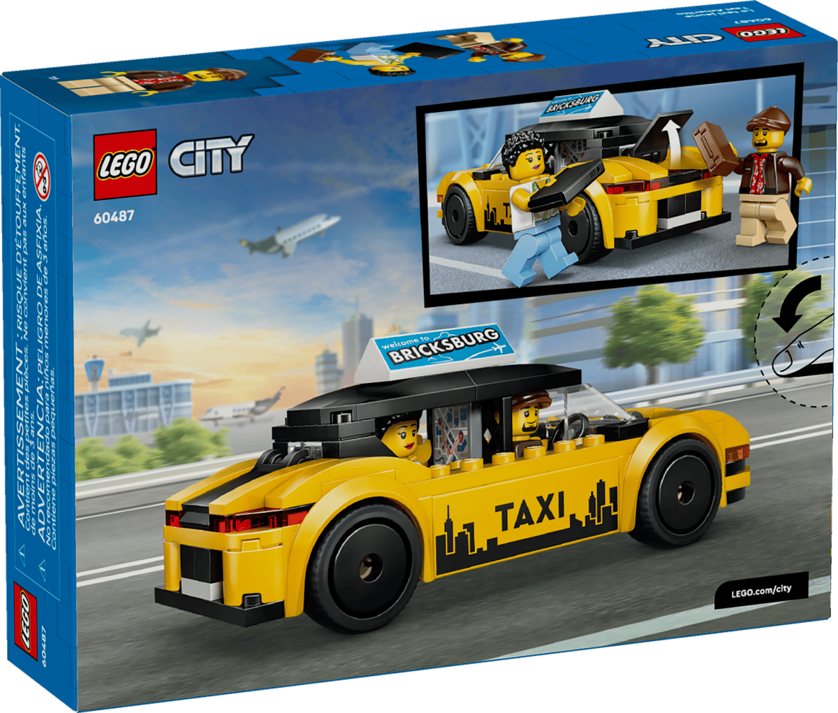 Lego City 60487 Yellow Taxi