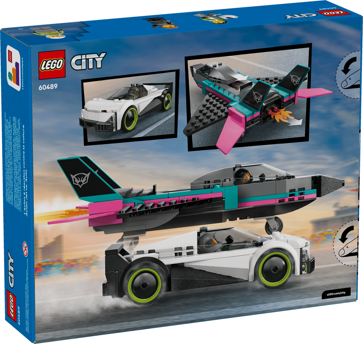 Lego City 60489 Jet vs. Car