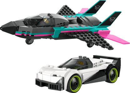 Lego City 60489 Jet vs. Car