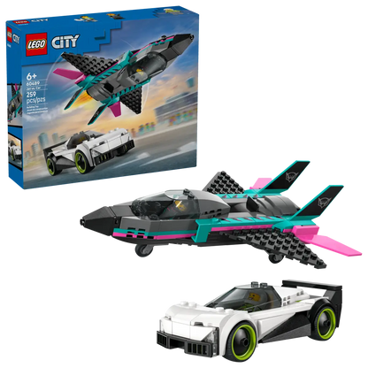 Lego City 60489 Jet vs. Car