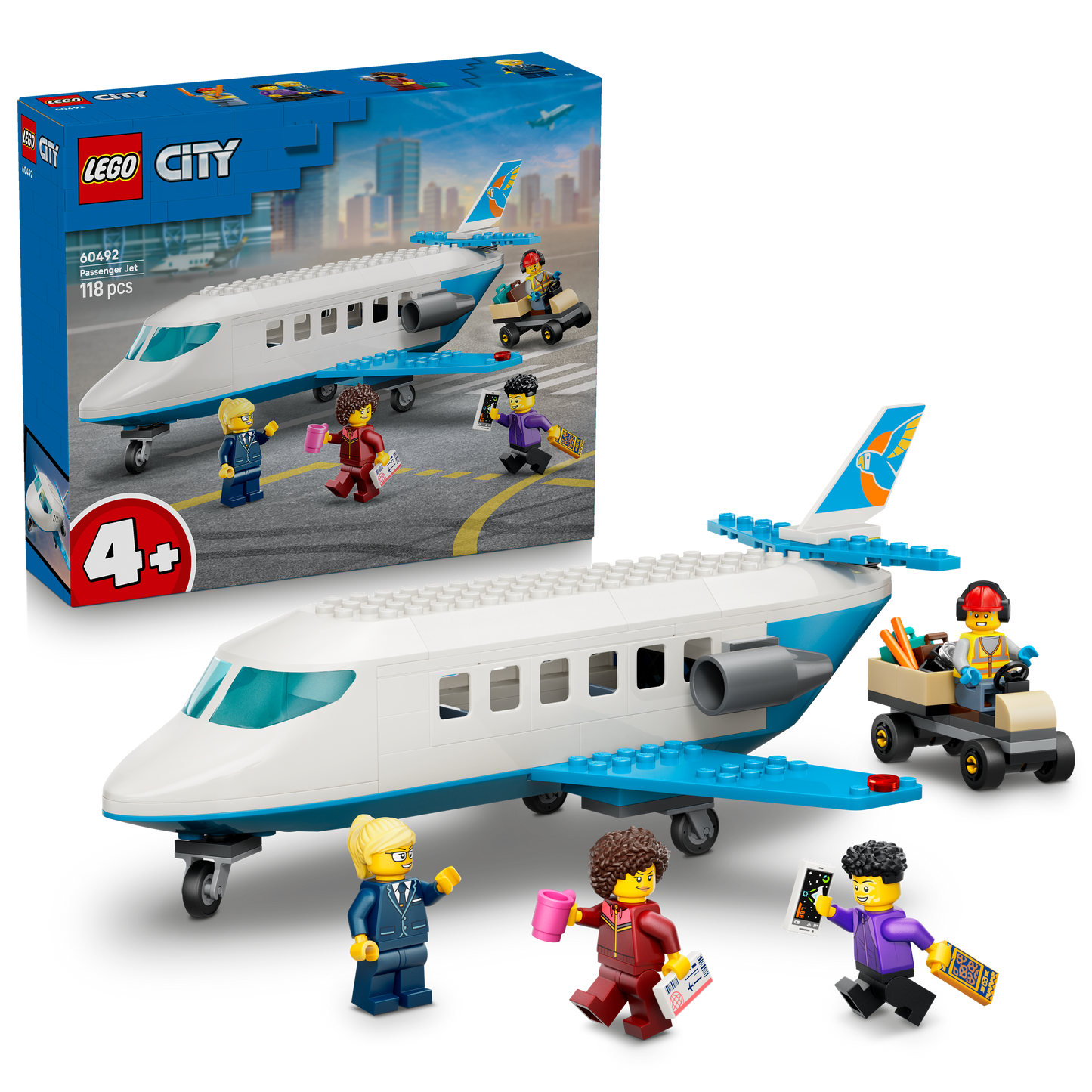 LEGO City Great Vehicles 60492 Passenger Jet
