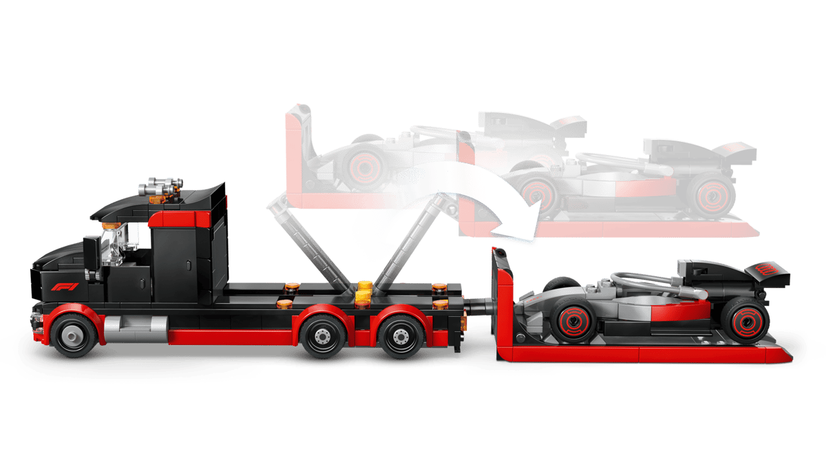 Lego City 60493 F1® Display Truck with Audi F1® Race Car