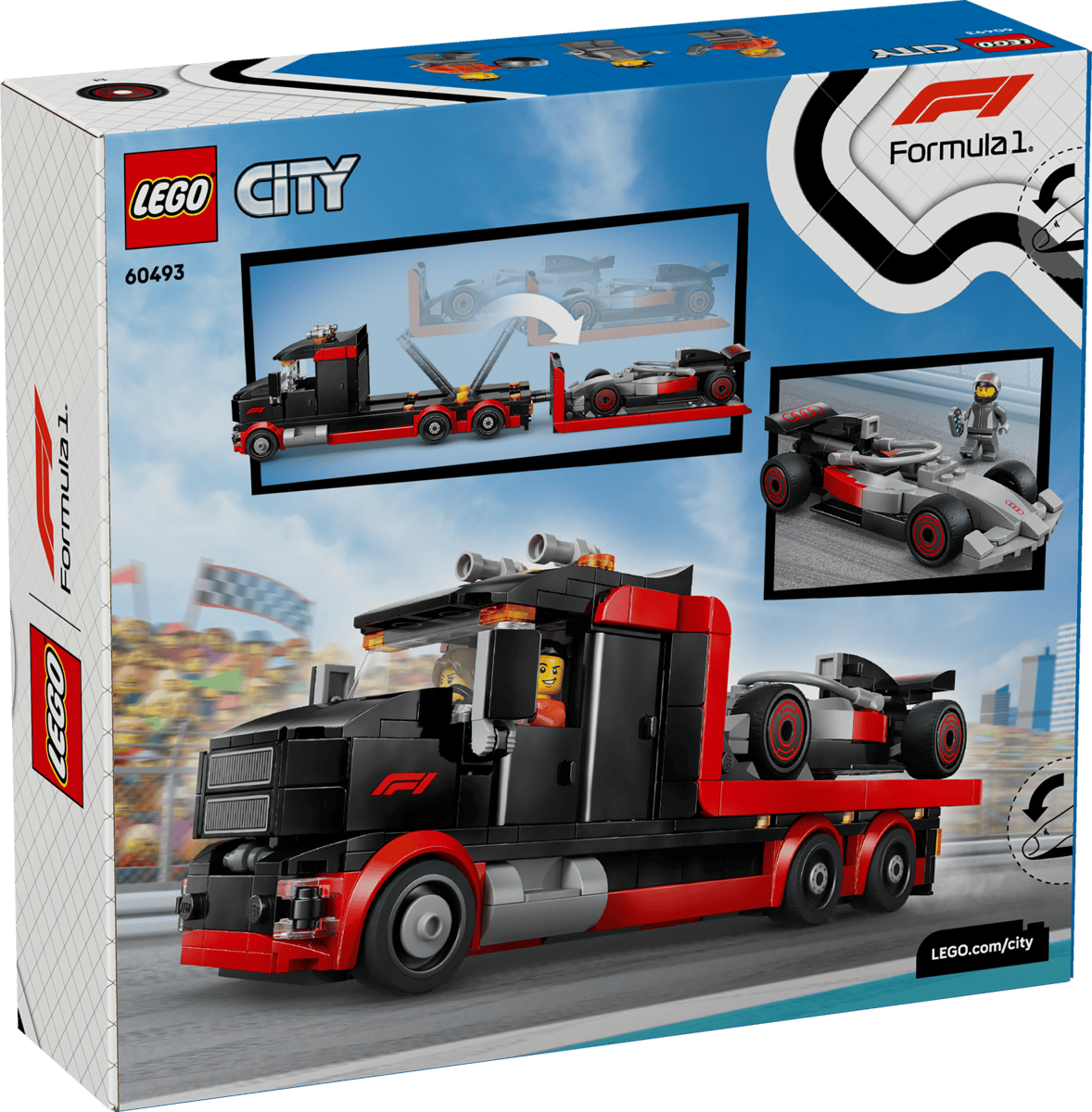 Lego City 60493 F1® Display Truck with Audi F1® Race Car