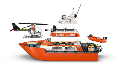 Lego City 60504 Coast Guard Rescue Boat & Helicopter