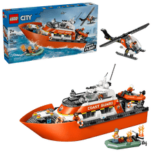 Lego City 60504 Coast Guard Rescue Boat & Helicopter