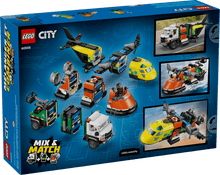 Lego City 60505 Airplane, Service Truck & Hovercraft Rem
