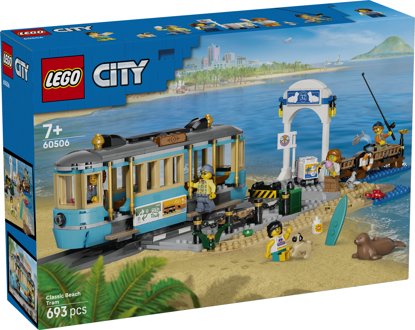 LEGO City Trains 60506 Classic Beach Streetcar