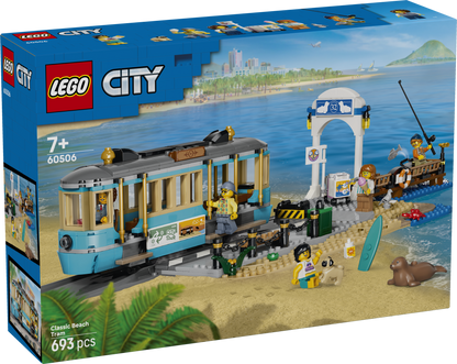LEGO City Trains 60506 Classic Beach Streetcar