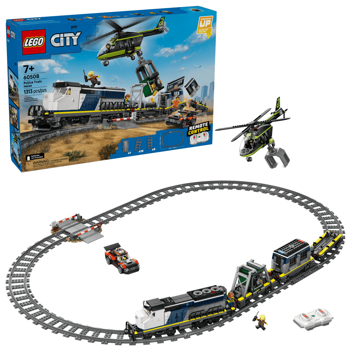 Lego City 60508 Police Train Heist