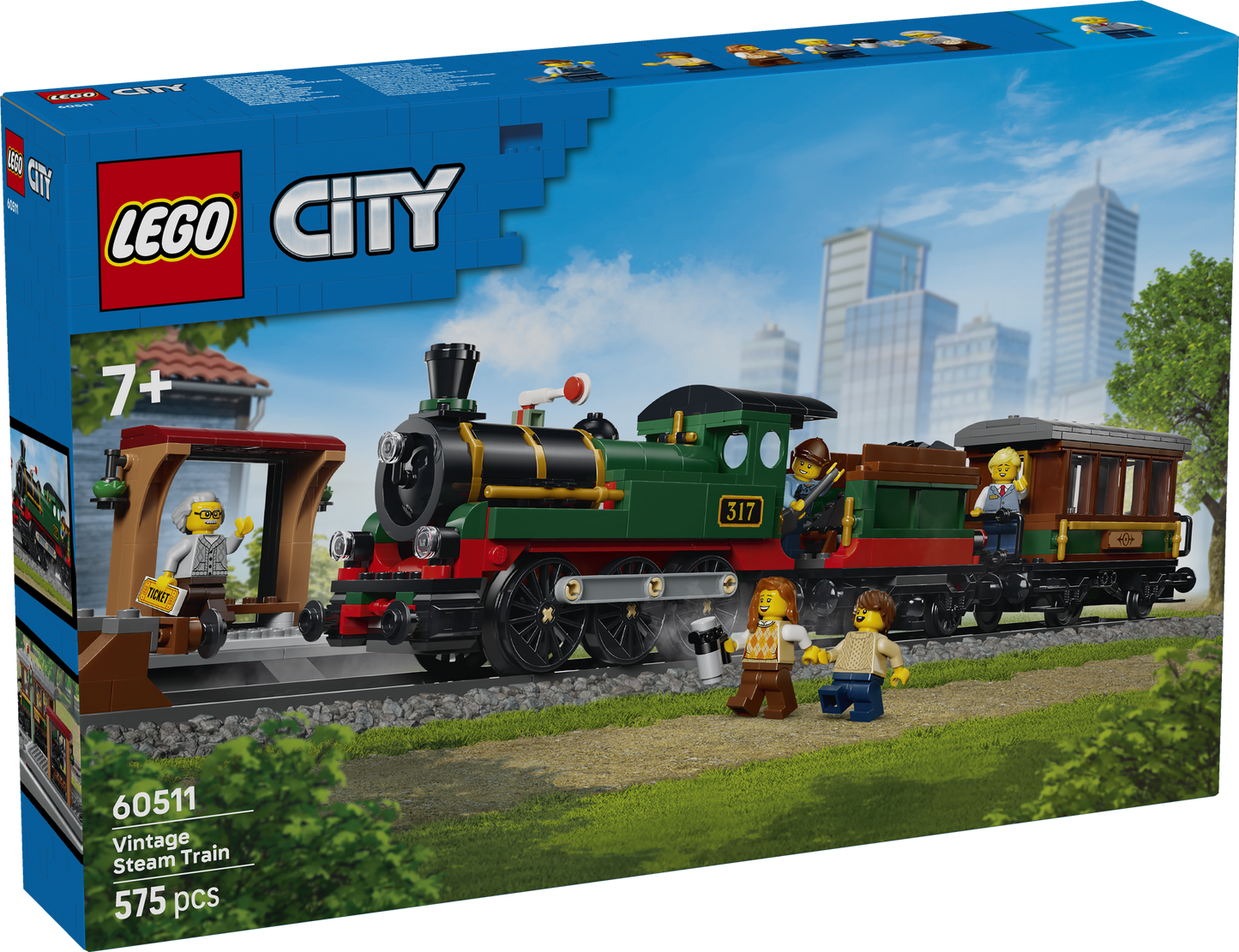 LEGO City Trains 60511 Vintage Steam Train